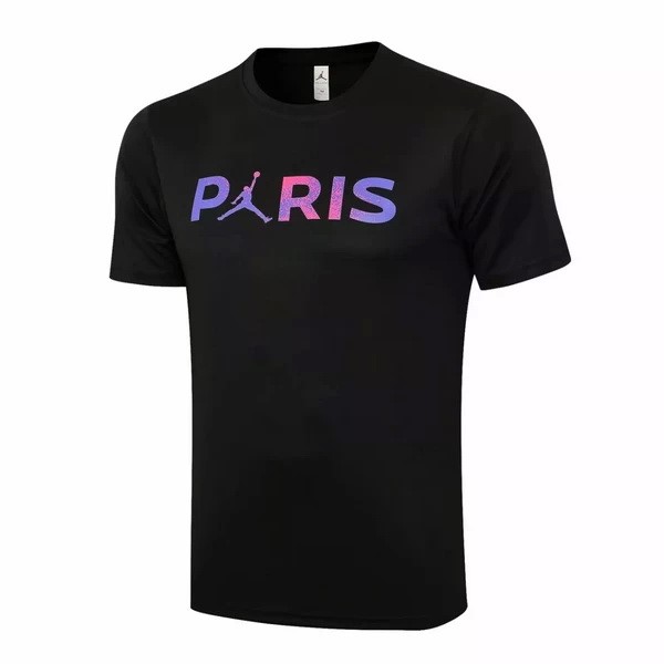 Trainingsshirt Paris Saint Germain 2021-22 Schwarz Lila Fussballtrikots Günstig